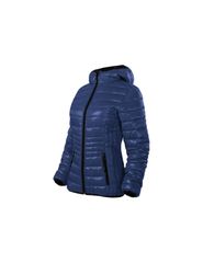Malfini Κοντό Γυναικείο Puffer Μπουφάν για Χειμώνα Μπλε MLI-55102
