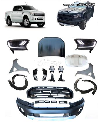 Body Kit Ford Ranger T6 2012-2015 Raptor Style