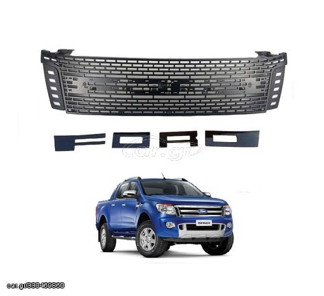 Μάσκα Ford Ranger T6 2012-2015 με LED