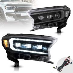 Φανάρια εμπρόσθια Full LED Dynamic Ford Ranger 2015+ T7/T8 VL Matrix