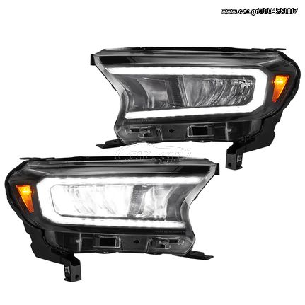 Φανάρια εμπρόσθια Full LED Dynamic Ford Ranger 2015+ T7/T8 VL