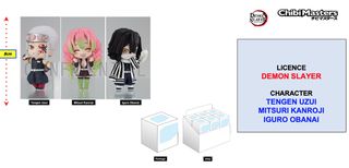 DEMON SLAYER - ChibiMasters Figure 8cm - Vol 3 'Box 12 pcs'
