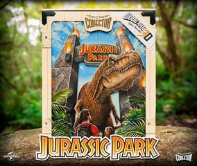 JURASSIC PARK - Gates - 3D WoodArts Poster '30x40cm'