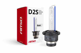 HID Ανταλλακτική λάμπα Xenon D2S 8000K 85V 35W AMIO 01321