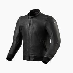 ΜΠΟΥΦΑΝ ΧΕΙΜΕΡΙΝΟ ΔΕΡΜΑΤΙΝΟ JACKET TRAVON BLACK FJL132| REV'IT