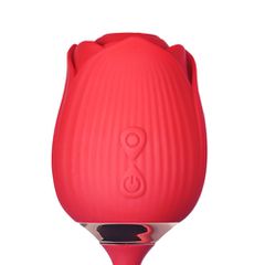 Double Pleasure suction Rose with thrusting bullet 38 cm-thumb-2
