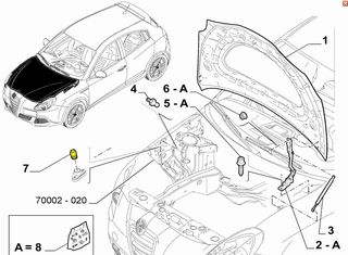 Στοπ καπό-πορτ μπαγκάζ Fiat-Lancia-Alfa Romeo -thumb-2