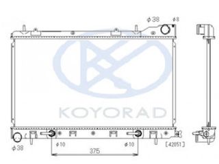 ΨΥΓΕΙΟ ΝΕΡΟΥ ΚΑΙΝΟΥΡΙΟ SUBARU FORESTER 2002-2008 (676X360X16) AVA SU2054 DENSO DRM36001 FRIGAIR 0124.3004 KOYO PL091670 MAHLE CR2165000S NISSENS 67712 NRF 53711 VALEO 735210 45111SA010 45111SA011