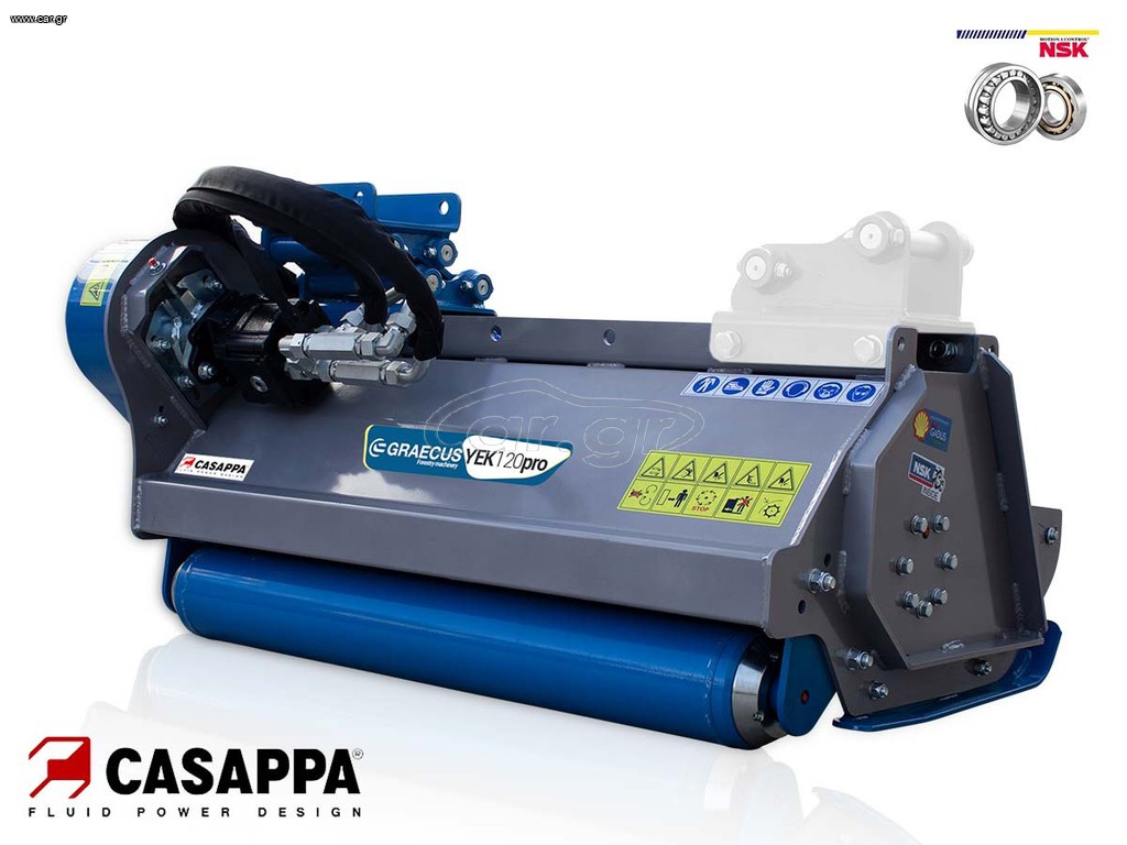 Crushers Graecus 2026 YEK120pro Υδραυλική κεφαλή για μηχανημάτα έργου