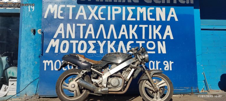 Honda BROSS 400 bros ουρα ζαντα ψαλιδι μονομπρατσο πιρουνι τεποζιτο μπουκαλες πλεξουδα καρμπυρατερ λαιμοι