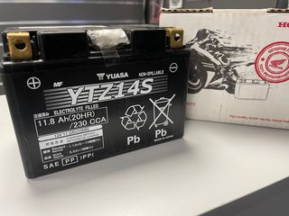 Μπαταρία Honda γνήσια YTZ14S Yuasa MADE JAPAN 11.8AN [20HR] 230 CCA CBR100 XL700V CB1300 CRF 1000 AFRICA NC750X CROSSTOURER 1200