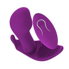 Επαναφορτιζόμενος Δονητής Εσώρουχου Ema με Remote Control & 10 Λειτουργίες Δόνησης - Μωβ
