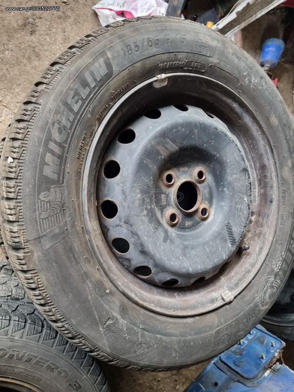 ΜΕΤΑΛΙΚΕΣ ΖΑΝΤΕΣ ΧΕΙΜΕΡΙΝΑ ΛΑΣΤΙΧΑ hyundai i20 185/65/15