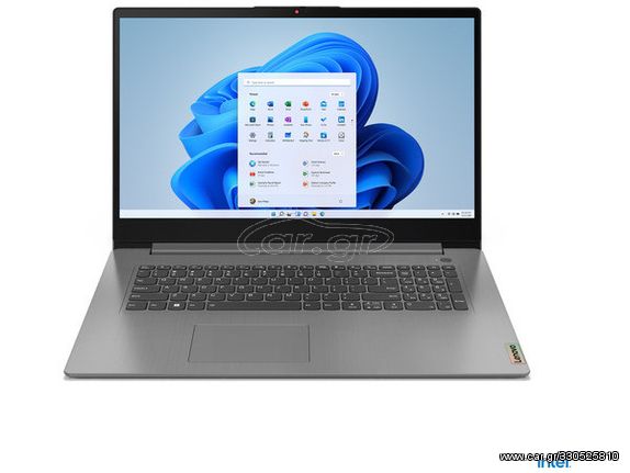 LENOVO Laptop IdeaPad  3 17IAU7 17.3'' FHD IPS/i7-1255U/16GB/512GB/ Intel Iris Xe Graphics/Win 11 Home S/Arctic Grey