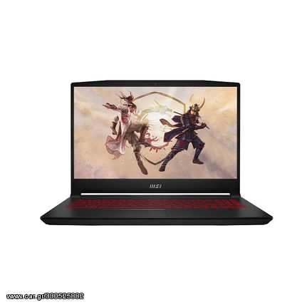 MSI Laptop Katana GF66 12UC 15.6'' FHD IPS 144Hz/i5-12500H/16GB/512GB SSD/NVidia GeForce RTX 3050 4GB/Win 11 Home Plus/2Y/Black