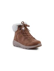 Skechers Γυναικεία Μποτάκια Αστραγάλου με Γούνα Ταμπά 144178-CSNT