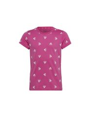 Adidas Brand Love Παιδικό T-shirt Φούξια IB8920
