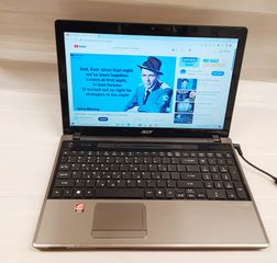 ACER ASPIRE 5820Τ LAPTOP ΣΕ ΑΡΙΣΤΗ ΚΑΤΑΣΤΑΣΗ Α9086 ΤΙΜΗ 160 ΕΥΡΩ