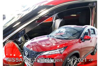 Heko ΑΝΕΜΟΘΡΑΥΣΤΕΣ ΑΥΤΟΚΙΝΗΤΟΥ ΓΙΑ NISSAN X-TRAIL 5D 2021+ ΖΕΥΓΑΡΙ ΑΠΟ ΕΥΚΑΜΠΤΟ ΦΙΜΕ ΠΛΑΣΤΙΚΟ HEKO - 2 ΤΕΜ. ΑΝΕΜ.24313