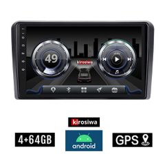 KIROSIWA 4+64GB HYUNDAI H1 (μετά το 2007) Android οθόνη αυτοκίνητου 4GB με GPS WI-FI (ηχοσύστημα αφής 9" ιντσών OEM Youtube Playstore MP3 USB Radio Bluetooth Mirrorlink DSP 4x60W Apple Carplay Android