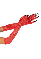 Leg Avenue - Rhinestone demon claw gloves