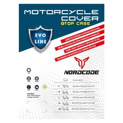 Κωδ.221872 Kάλυμμα μοτό Nordcode αδιαβροχο Evo Line L -Topcase 229-99-124 τηλ.215-215-8211