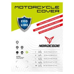 Κωδ.221874 Kάλυμμα μοτό αδιαβροχο Nordcode Evo Line XL 246-104-127 τηλ.215-215-8211