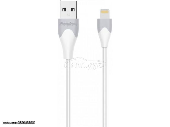 Energizer Charge and Sync Cable Usb to Lightning 1.2m White C61LIGWH4