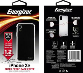 Energizer Θήκη Shockproof Back Cover 1.2m for iPhone XR Transparent