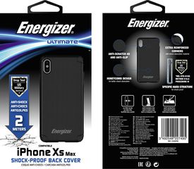 Energizer Skockproof Back Cover 2m iPhone XS Max Black