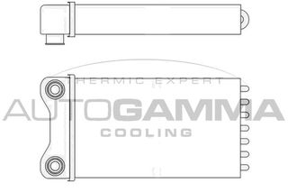 ΨΥΓΕΙΟ ΚΑΛΟΡΙΦΕΡ (B) + -ΑC (238x145) HEATER RADIATOR (B) + -ΑC (238x145) 102987 8E1820031