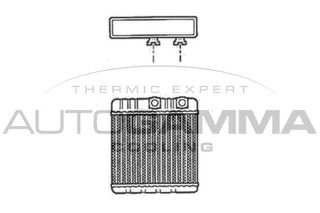 ΨΥΓΕΙΟ ΚΑΛΟΡΙΦΕΡ (B) +ΑC (235x208) HEATER RADIATOR (B) +ΑC (235x208) 102541 64118372783 8372783