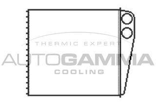 ΨΥΓΕΙΟ ΚΑΛΟΡΙΦΕΡ (B) + -ΑC (185x176) HEATER RADIATOR (B) + -ΑC (185x176) V 103542 1K0819031 1K0819031 1K0819031A 1K0819031B 1K0819031D 1K0819031E 1K0819031