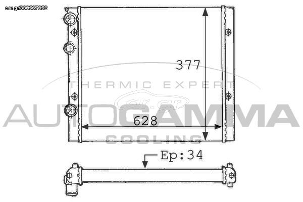 ΨΥΓΕΙΟ ΓΙΑ ΟΛΑ ΜΧ +AC (63x38)(ΠΑΡ.ΟΔ) RAD. ALL MODEL MAN +AC (63x38) 101061 1H0121253BE 1H0121253BJ 6N0121253AH 6N0121253M 1H0121253BE 1H0121253BJ 6N0121253M