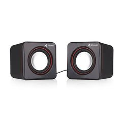 Kisonli V400 Ηχεία Υπολογιστή 2.0 με Ισχύ 6W σε Μαύρο Χρώμα