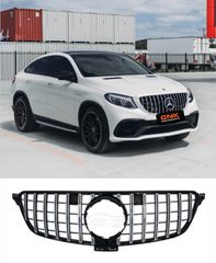 ΜΑΣΚΑ ΕΜΠΡΟΣ MERCEDES Benz GLE Coupe C292 (2015-2018) GLE W166 SUV (2015-2018) GT-R Panamericana Design Chrome