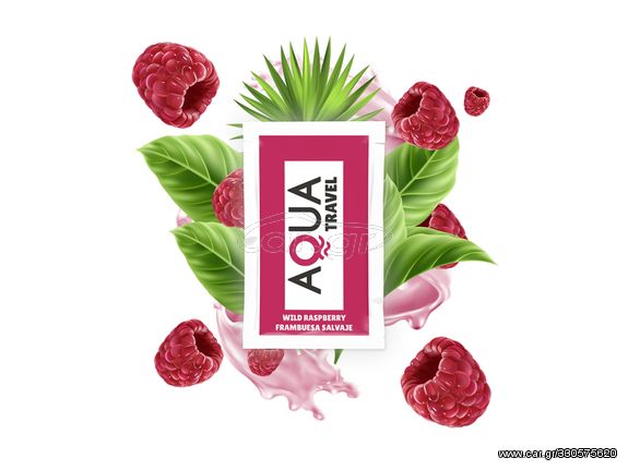 ΛΙΠΑΝΤΙΚΟ AQUA TRAVEL WILD RASPBERRY FLAVOUR WATERBASED LUBRICANT 6 ML