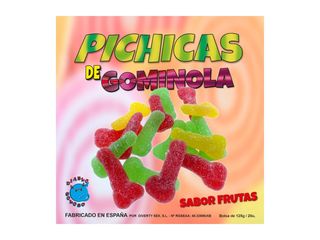 ΖΕΛΕΔΑΚΙΑ DIABLO PICANTE - GUMMY PENIS FRUITS WITH SUGAR