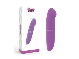 ΔΟΝΗΤΗΣ GLOSSY PHIL VIBRATOR PURPLE