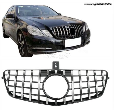 ΜΑΣΚΑ ΕΜΠΡΟΣ Central Grille Mercedes E-Class W212 S212 (2009-2013) GT-R Panamericana Design