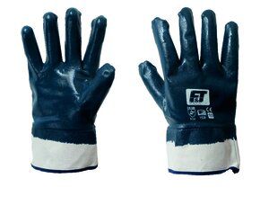 Ft-Safety 1520 Γάντια Εργασίας Νιτριλίου Κήπου Μπλε