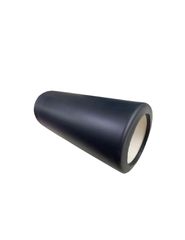 Smooth PVC S825835 Κύλινδρος Μασάζ Μαύρος 33cm