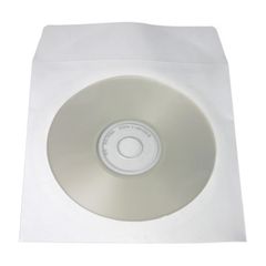 ΠΩΛΟΥΝΤΑΙ. Πακέτα από 50 λευκά χάρτινα φακελάκια για αποθήκευση, cd και dvd, με παράθυρο για ανάγνωση των περιεχομένων.
