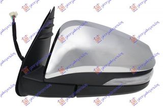 TOYOTA HI-LUX 15-20 2WD/4WD ΚΑΘΡΕΦΤΗΣ ΗΛΕΚ. ΗΛ.ΑΝΑΚ. ΧΡΩΜΙΟ (ΜΕ ΦΛΑΣ) (CONVEX GLASS) ΑΡΙΣΤΕΡΟΣ