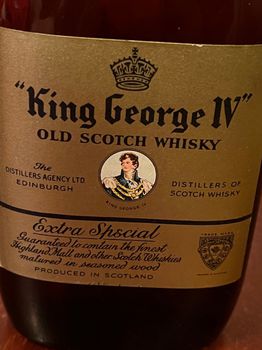 Συλλεκτικό whiskey King George IV  1960