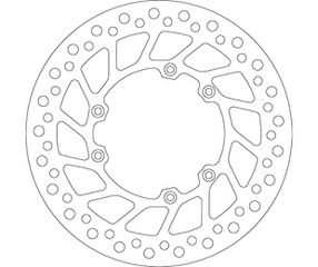 Δισκόπλακα SBS/5003 240X101X3,0X6X6,5 Εμπρ. CRF250/450