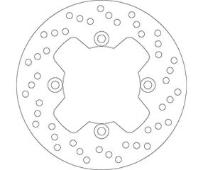 Δισκόπλακα SBS/5004 220X100X4,0X4X10,5 Πισ. VERSYS650,Z750,ER-6N,ZX-6R,ZX-10R