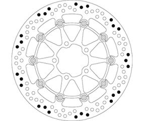 Δισκόπλακα SBS/5020 310X69X5,0X5X10,5 Εμπρ. V-STROM1000 02-11/650 04-06,KLV1000 04-07