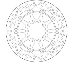 Δισκόπλακα SBS/5021 300X80X5,0X5X10,5 Εμπρ. ZX-6R,ER-6N,VERSYS650/1000,Z750 07-12
