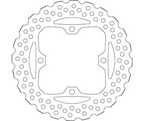 Δισκόπλακα SBS/5037 250X110X5,5X4X10,5 Πισ. VERSYS1000 12-16,Z750 07-12,Z1000 07-09